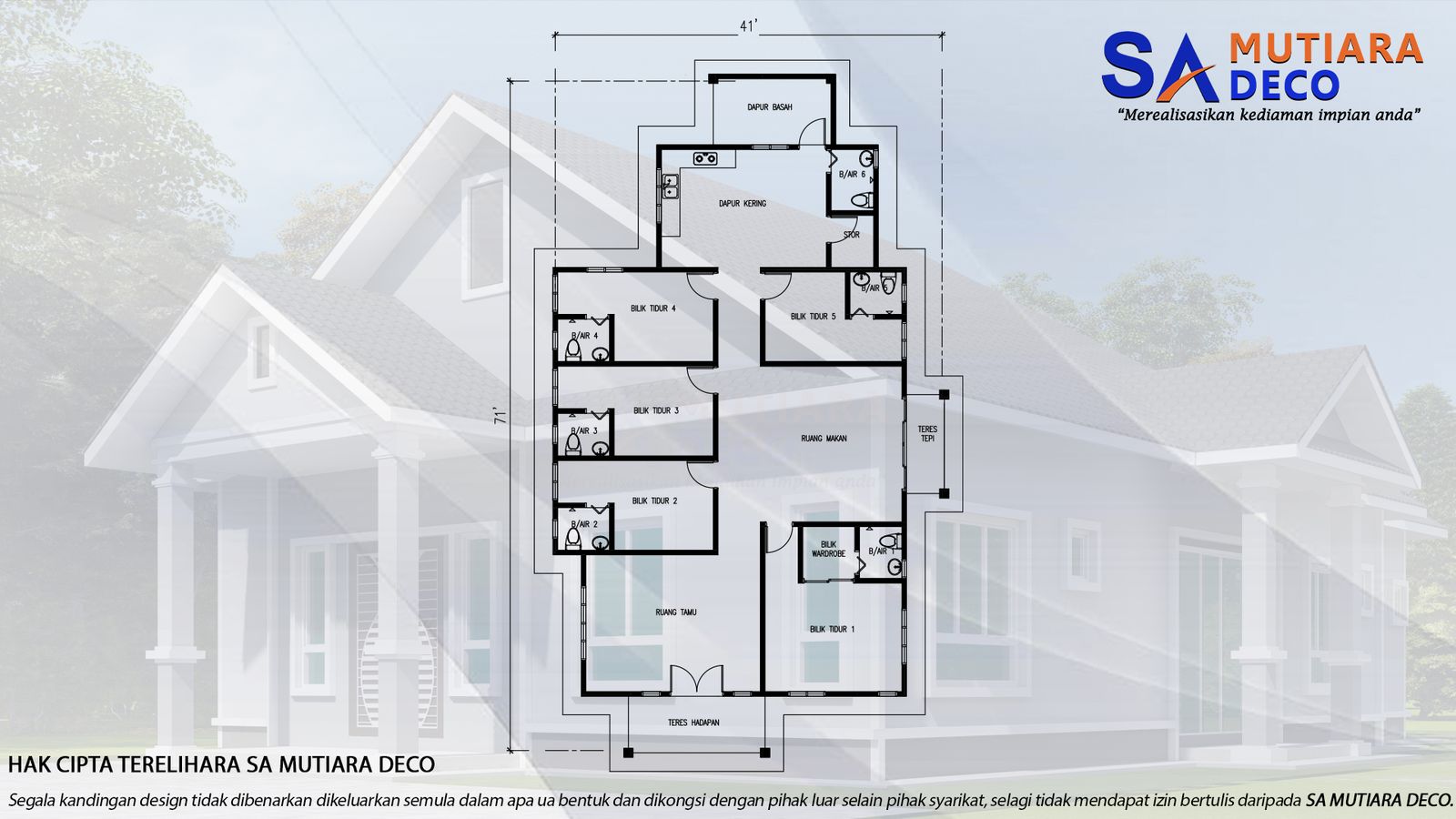 Mutiara Pertiwi 2127 - Floor Plan